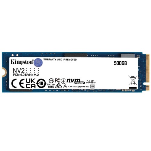 Unidad en estado solido Kingston NV2 NVMe PCIe 4.0 500GB (SNV2S/500G)