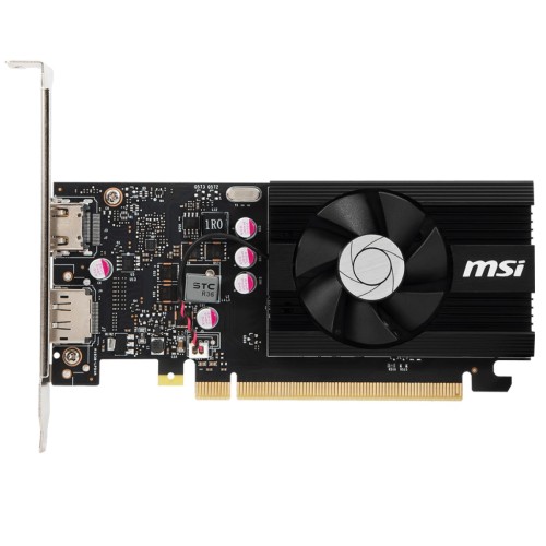 Tarjeta de video MSI GeForce GT 1030 4GD4 LP OC, 4GB DDR4, PCIe Gen 3.0 x16 (Utiliza x4)