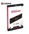 Memoria Kingston Fury Renegade 8GB DDR4 3200 MHz, PC4-25600, CL16, 1.35V, 288-Pin, Non-ECC (KF432C16RBA/8)