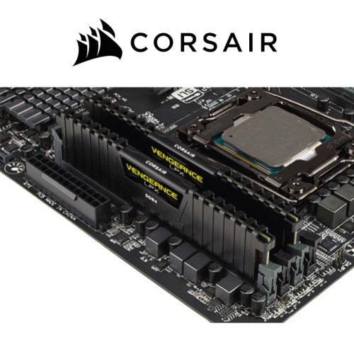 Memoria Corsair Vengeance LPX DDR4, 32GB (2x16GB) DDR4-3200MHz, CL16, 1.35V, Negro (CMK32GX4M2E3200C16)