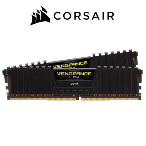 Memoria Corsair Vengeance LPX DDR4, 32GB (2x16GB) DDR4-3200MHz, CL16, 1.35V, Negro (CMK32GX4M2E3200C16)