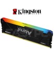 Memoria Kingston Fury Beast 32GB DDR4 3200MHz, PC4-25600, CL16, 1.35V, 288-Pin, RGB, DIMM (KF432C16BB2A/32)