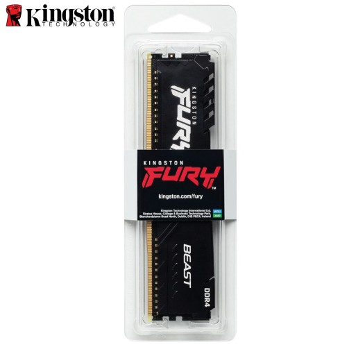 Memoria Kingston Fury Beast 8GB DDR4 3600 MHz, PC4-28800, CL17, 1.35V (KF436C17BB/8)