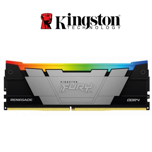 Memoria Kingston Fury Renegade 8GB DDR4 3600MHz, PC4-28800, CL16, 1.35V, 288-pin, RGB (KF436C16RB2A/8)