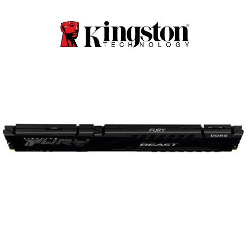 Memoria Kingston Fury Beast 16GB DDR5 4800MHz, PC5-38400 CL38, 1.1V, 288-Pin, XMP 3.0 (KF548C38BB-16)